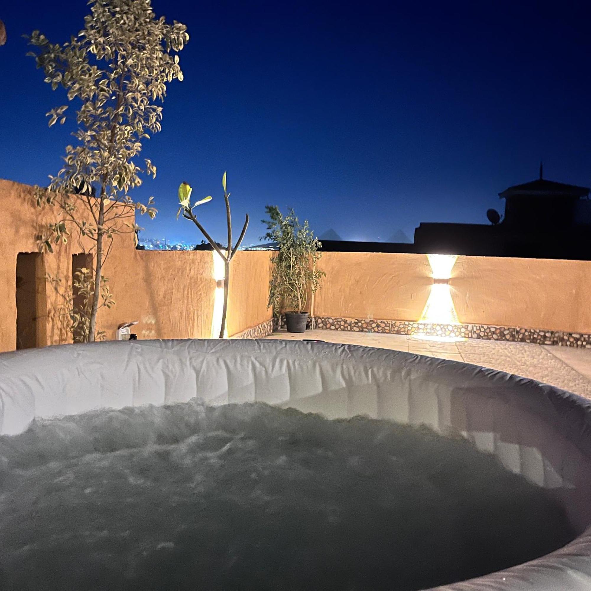 Apartamento Boho Getaway With Pyramids View & Jacuzzi Giza Exterior foto